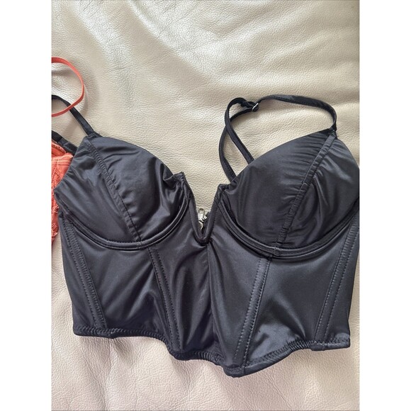 Lot Of 2 XS Corsets Black, Orange. - Picture 6 of 6